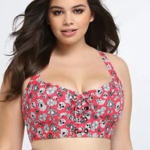 Torrid (0) Bikini SWIM Top Underwire SKULL PRINT